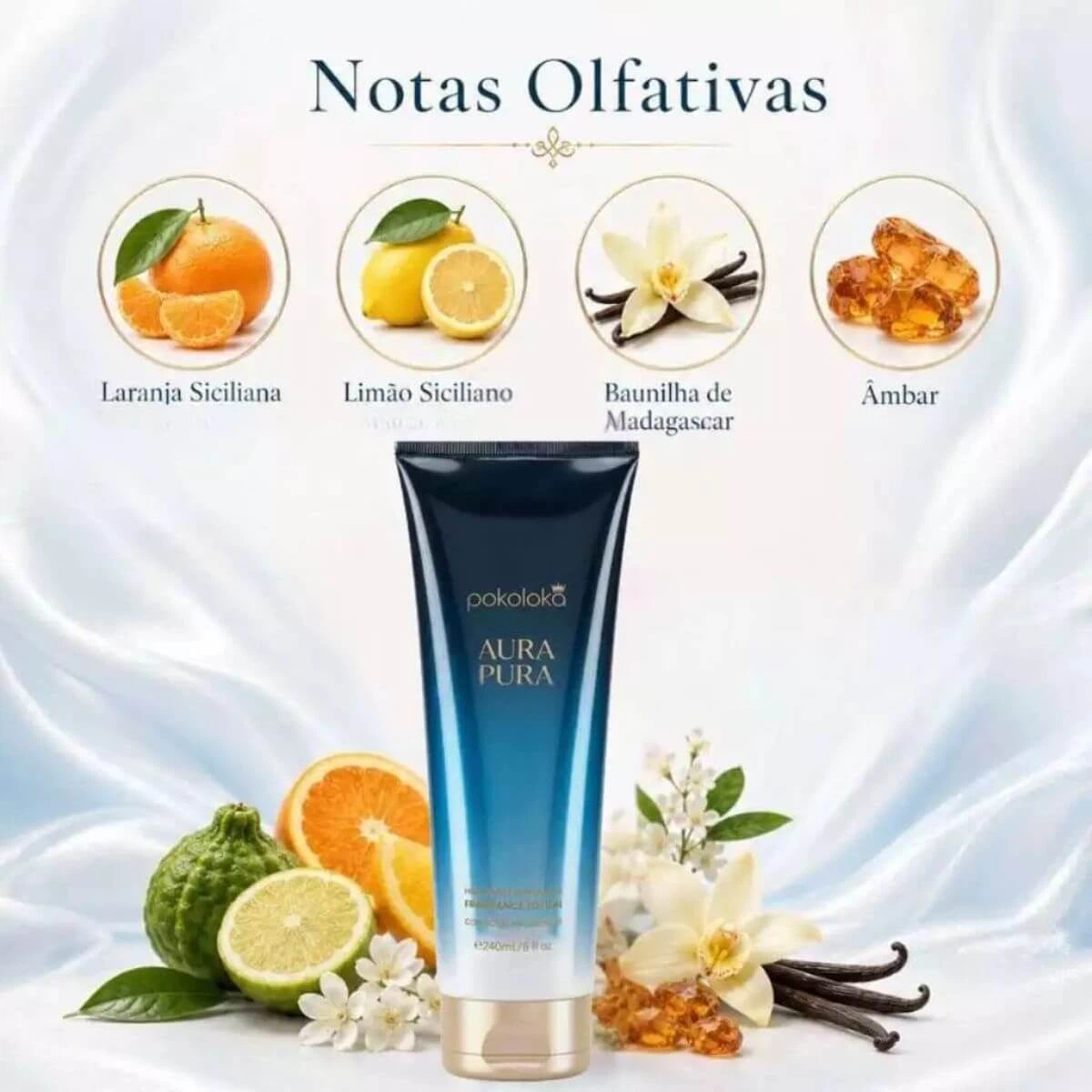 HIDRATANTE CORPORAL POKOLOKA AURA PURA 240ML — imagem 3 | Farmácia Resyla