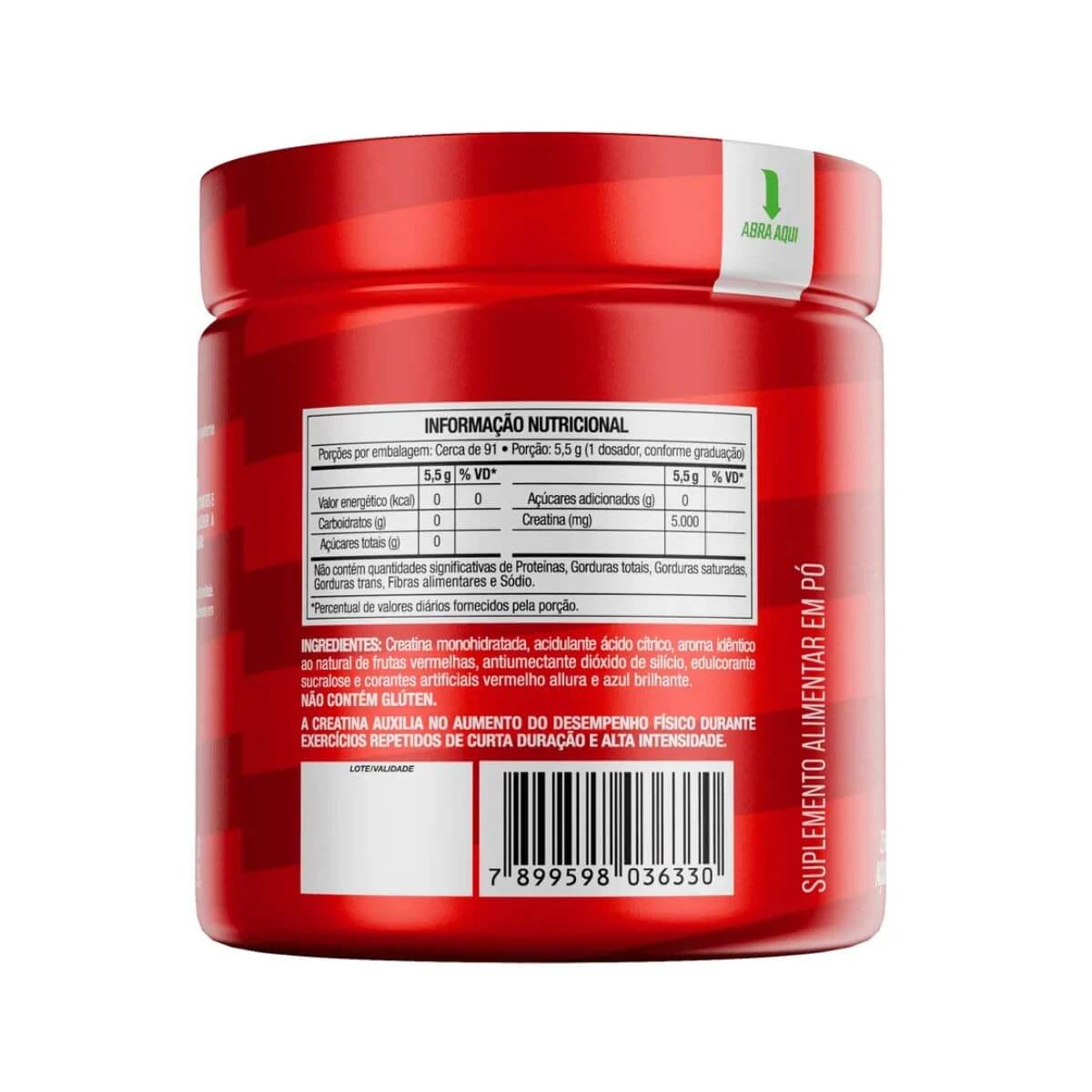 CREATINA DELICIOUS FTW FRUTAS VERMELHAS 500G — imagem 3 | Farmácia Resyla