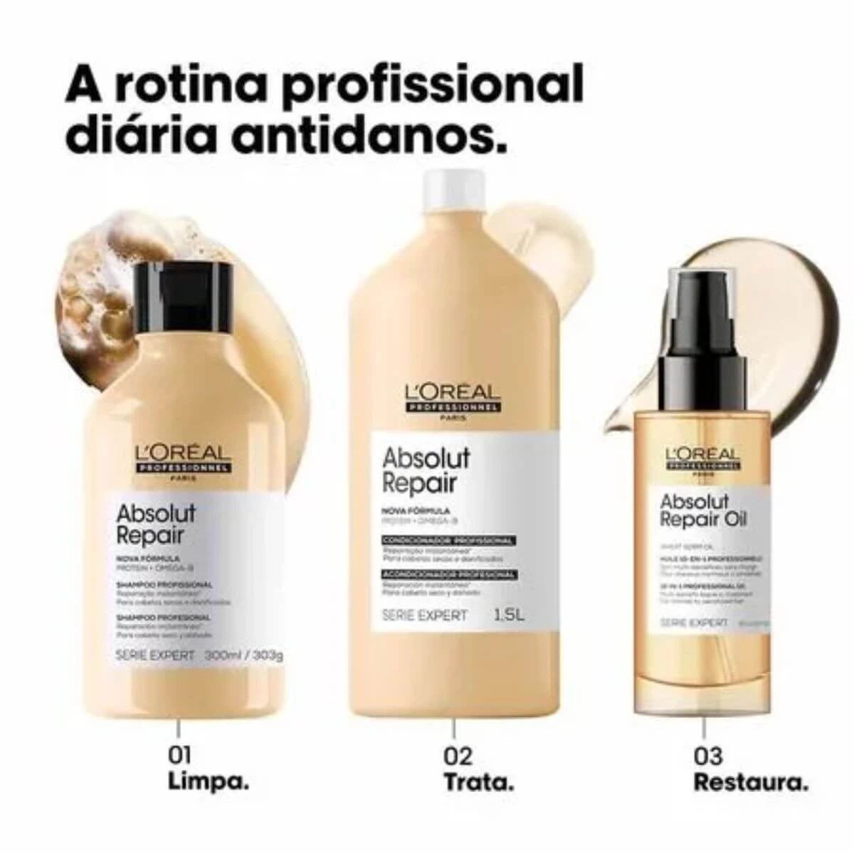 SHAMPOO LOREAL ABSOLUT REPAIR 1,5L — imagem 2 | Farmácia Resyla
