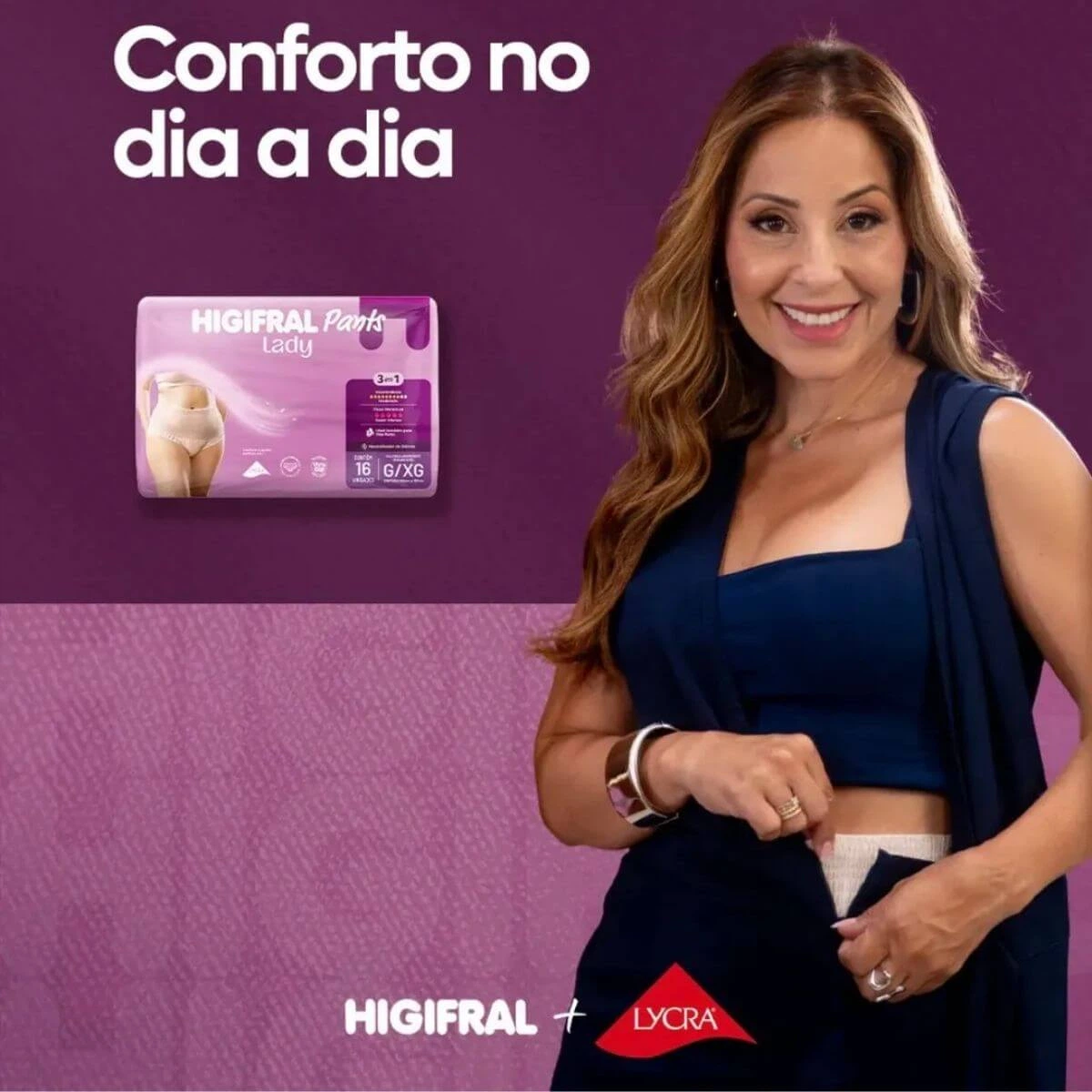 FRALDA GERIATRICA HIGIFRAL PANTS LADY G/XG 16UN — imagem 3 | Farmácia Resyla
