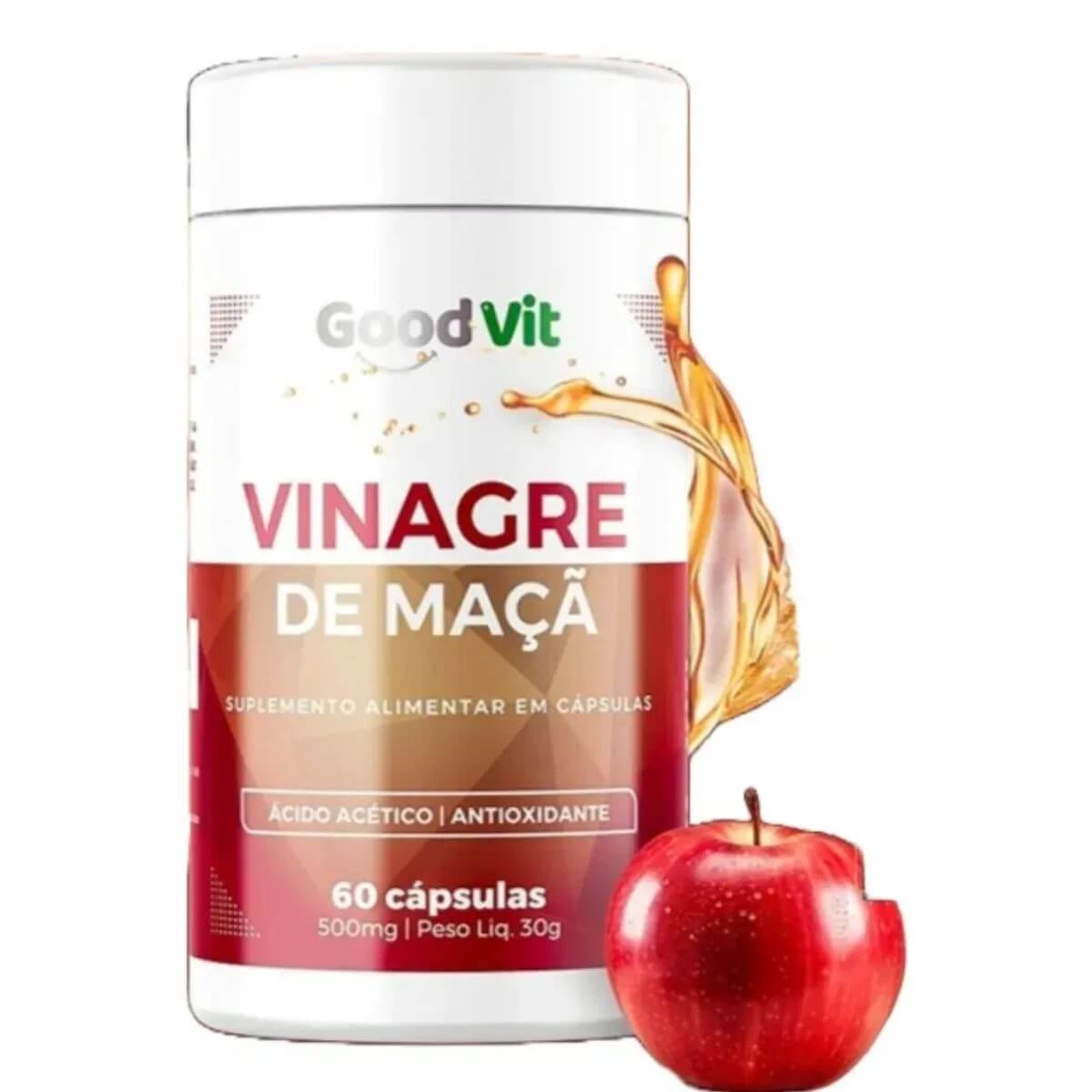 VINAGRE DE MAÇÃ 60CAPS - GOOD VIT — imagem 3 | Farmácia Resyla