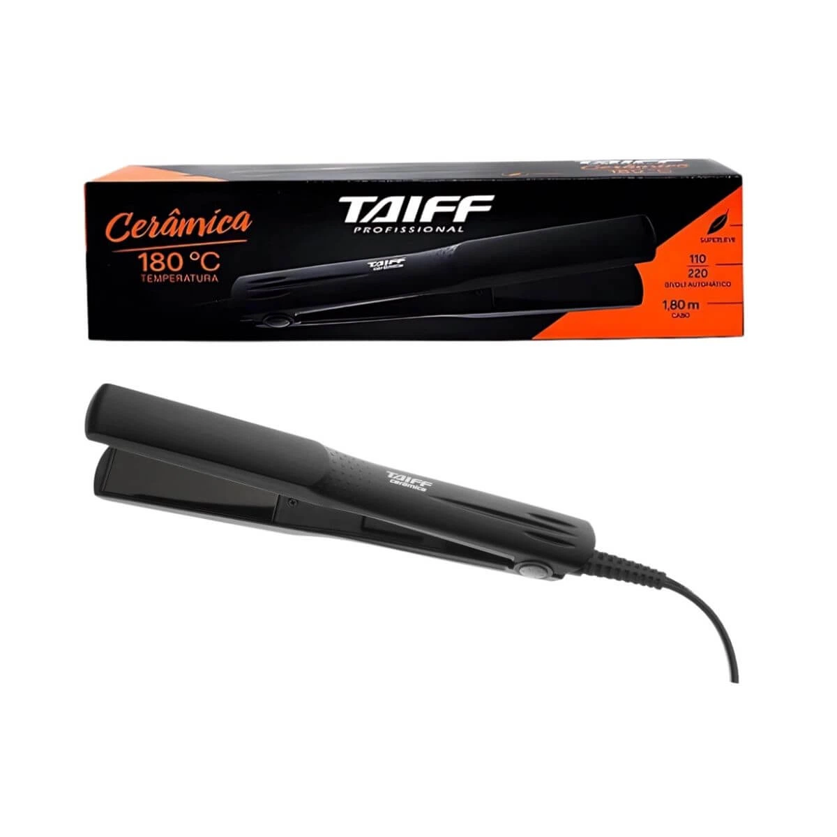 PRANCHA TAIFF CLÁSSICA CERÂMICA 180ºC BIVOLT — Taiff | Farmácia Resyla