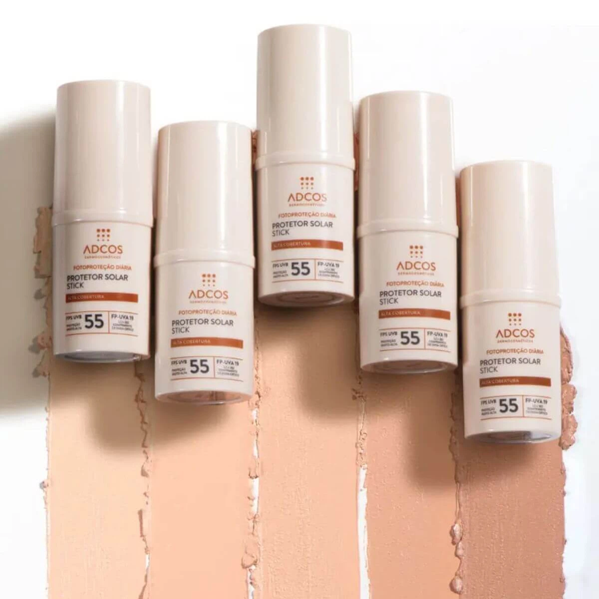 PROTETOR SOLAR ADCOS STICK FPS55 BEIGE 17G — imagem 2 | Farmácia Resyla