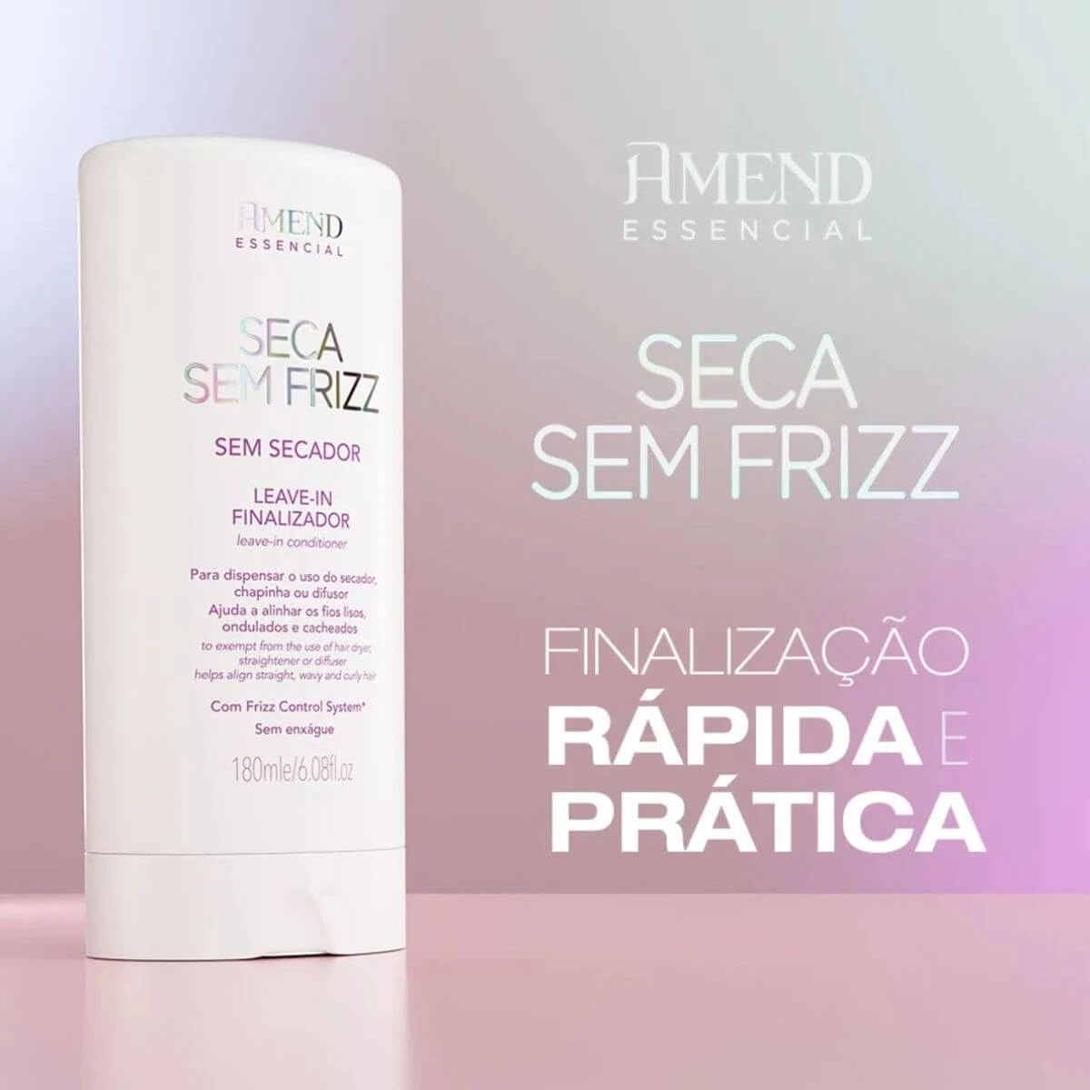 LEAVE-IN FINALIZADOR AMEND SECA SEM FRIZZ 180ML — imagem 2 | Farmácia Resyla