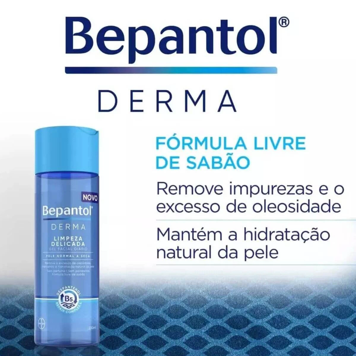 GEL DE LIMPEZA FACIAL BEPANTOL DERMA 200ML — imagem 3 | Farmácia Resyla