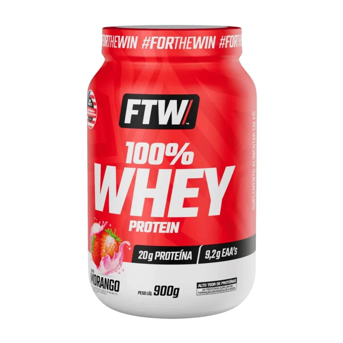 WHEY PROTEIN 100% FTW MORANGO 900G — imagem 2 | Farmácia Resyla