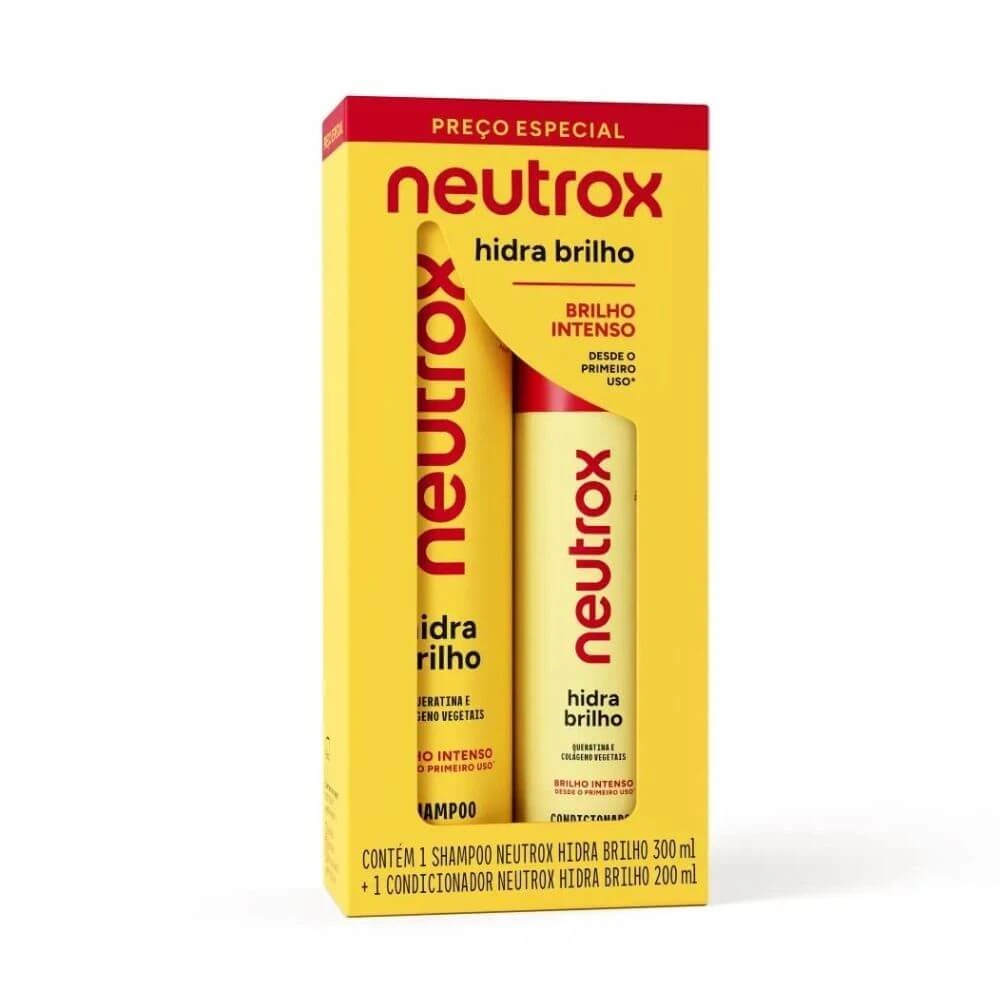 KIT NEUTROX SHAMPOO 300ML+ CONDICIONADOR HIDRA BRILHO 200ML — Neutrox | Farmácia Resyla