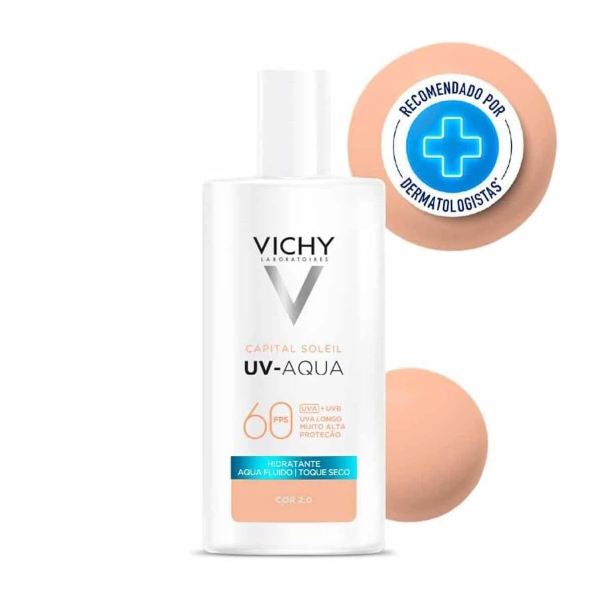 PROTETOR SOLAR FACIAL VICHY UV AQUA FPS60 2.0 40ML — imagem 2 | Farmácia Resyla