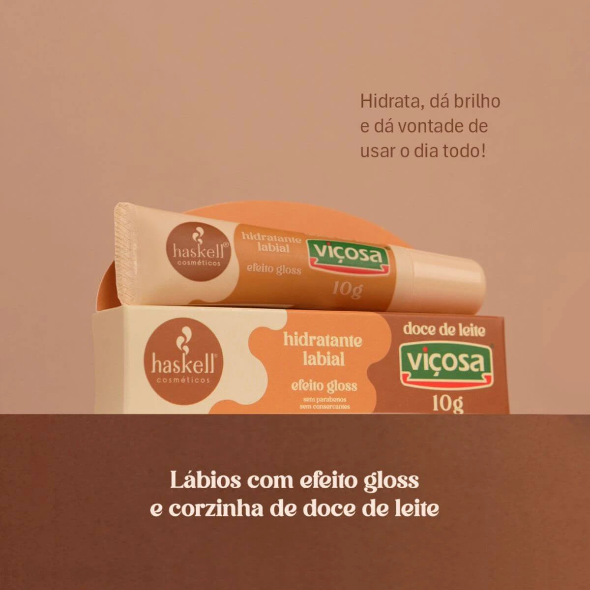 HIDRATANTE LABIAL HASKELL DOCE DE LEITE VIÇOSA 10G — imagem 2 | Farmácia Resyla