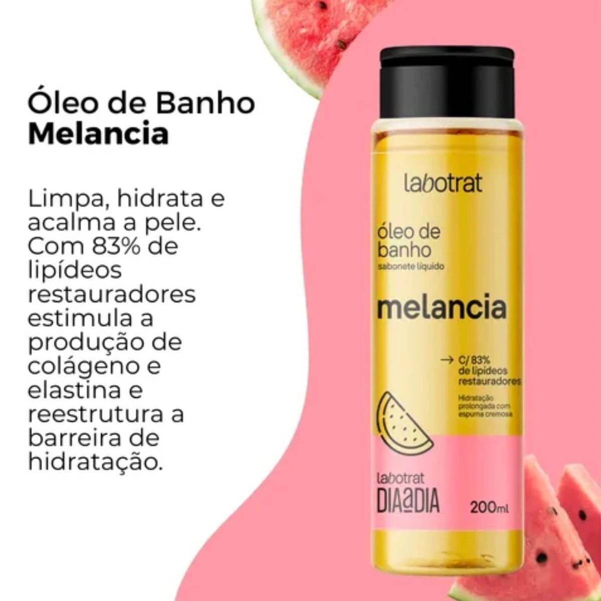 ÓLEO DE BANHO SABONETE LABOTRAT MELÂNCIA 200ML — imagem 2 | Farmácia Resyla