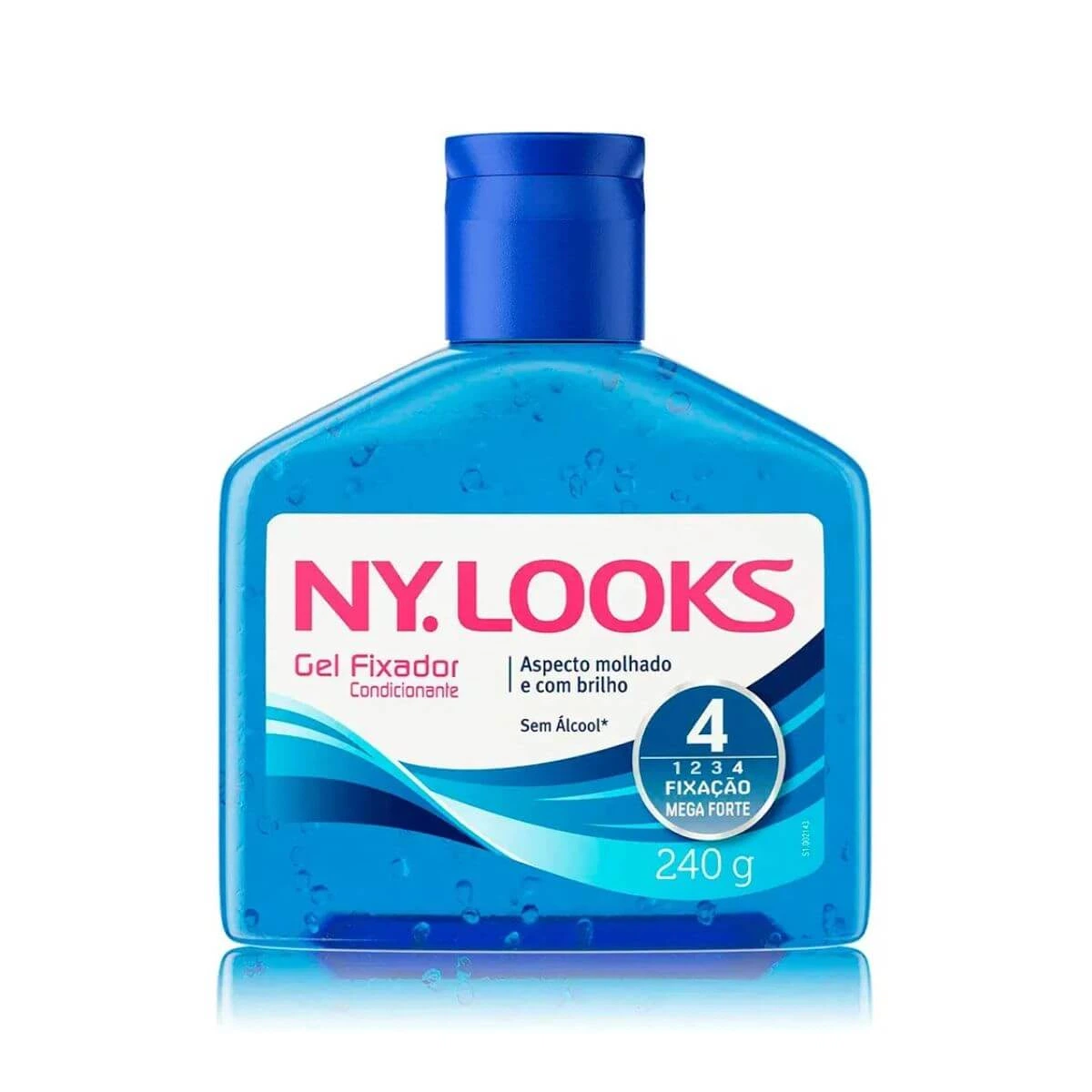 GEL FIXADOR NY LOOKS MEGA AZUL 4 240G — Ny Looks | Farmácia Resyla