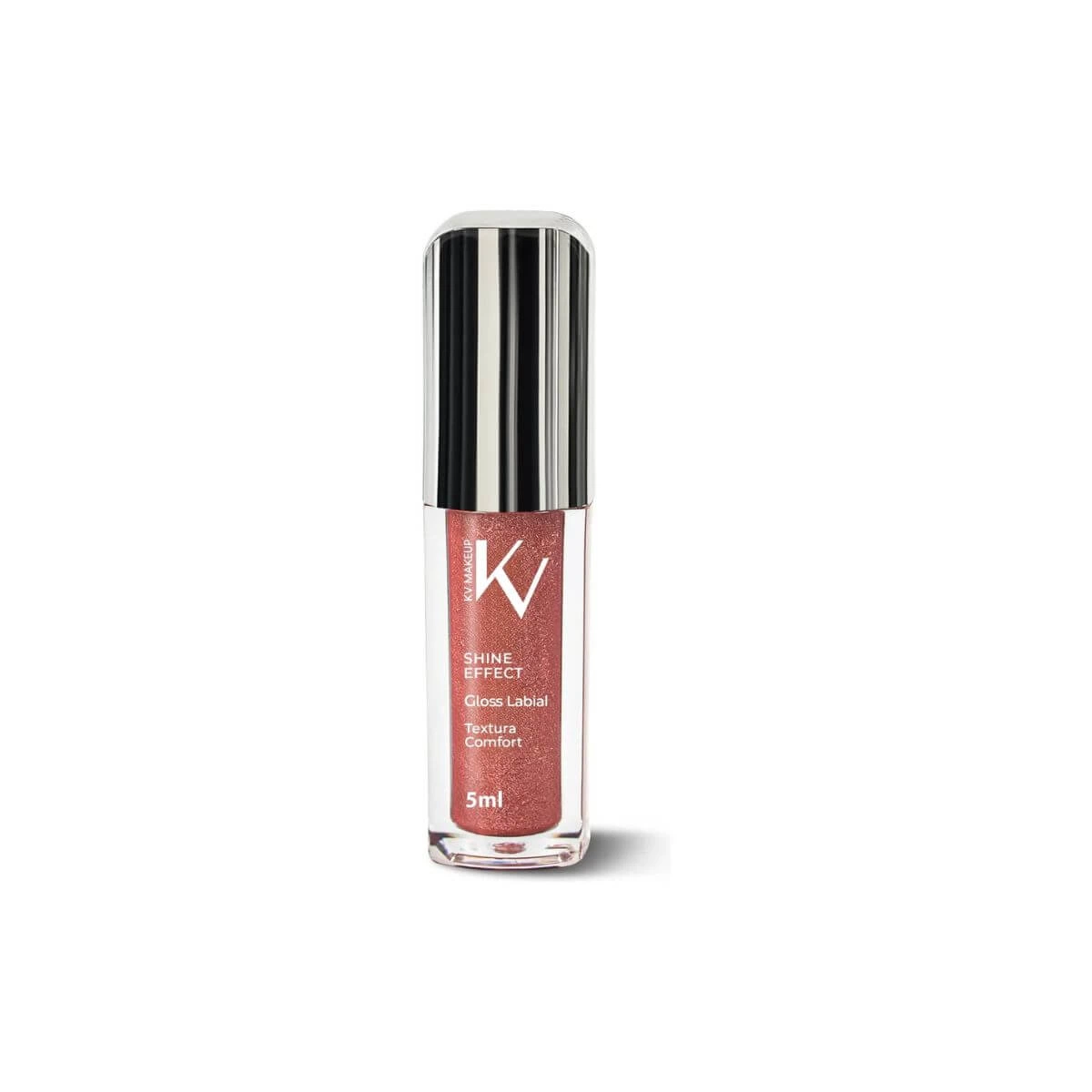 GLOSS LABIAL KV MAKEUP SHINE EFFECT ROSA VIBRANTE 5ML — KV | Farmácia Resyla