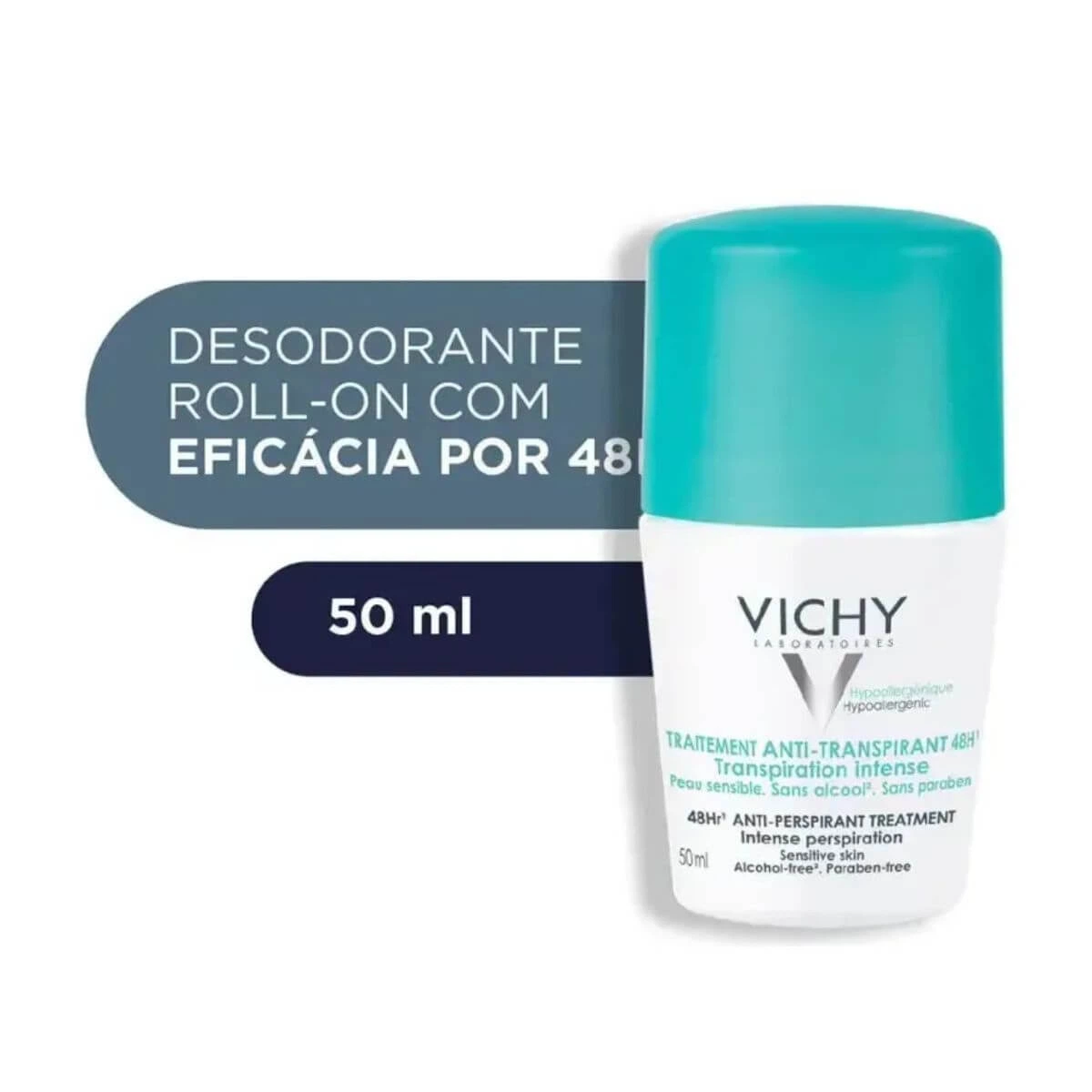 DESODORANTE VICHY ANTI TRANSPIRANTE 48HRS TRAT 50ML — imagem 3 | Farmácia Resyla