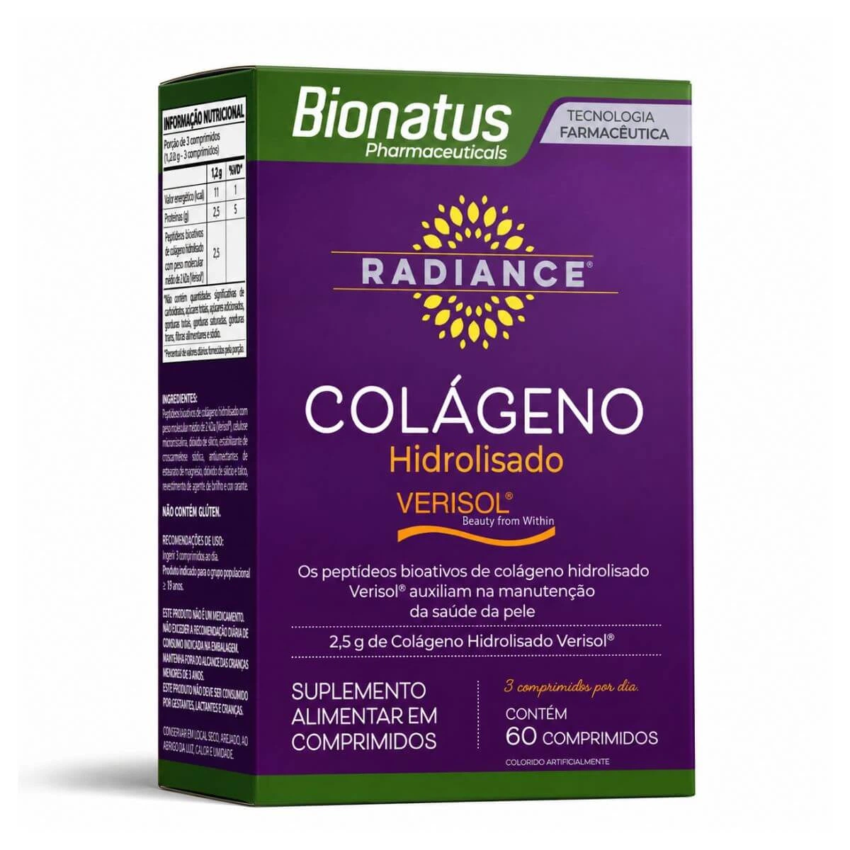 COLÁGENO HIDROLISADO 60CAPS - BIONATUS — Bionatus | Farmácia Resyla