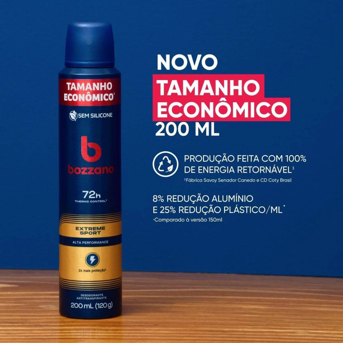 DESODORANTE AERO BOZZANO EXTREME SPORT 200ML — imagem 2 | Farmácia Resyla