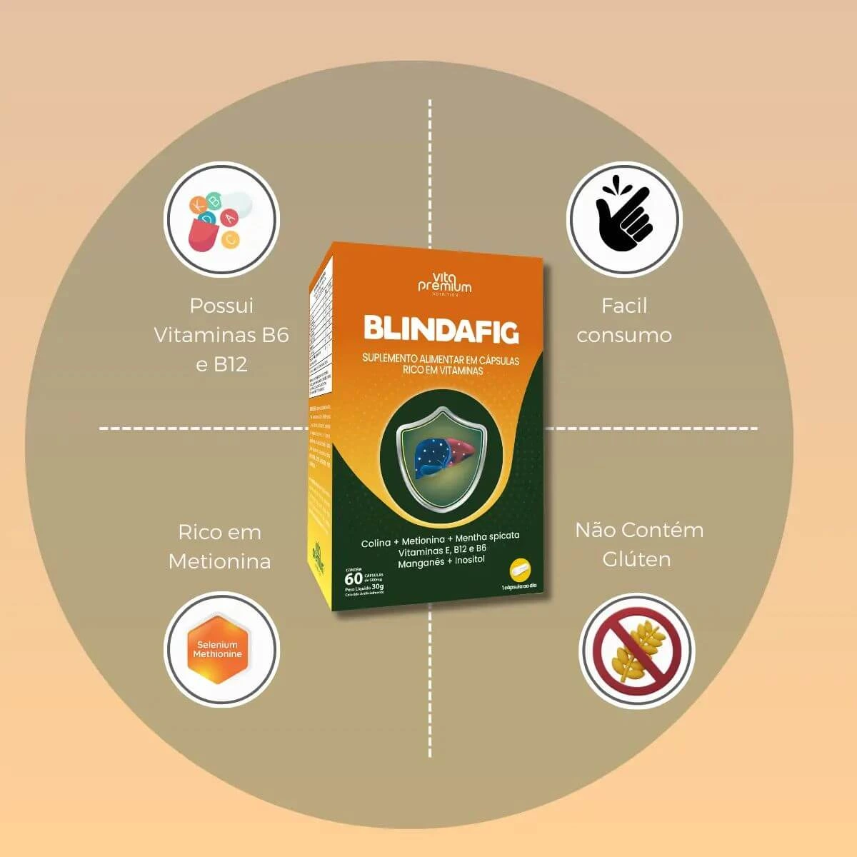 BLINDAFIG 60CAPS - VITA PREMIUM — imagem 4 | Farmácia Resyla