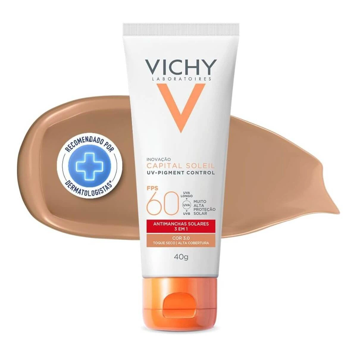 PROTETOR SOLAR VICHY UV-PIGMENT CONTROL FPS60 COR 3.0 40G — imagem 2 | Farmácia Resyla
