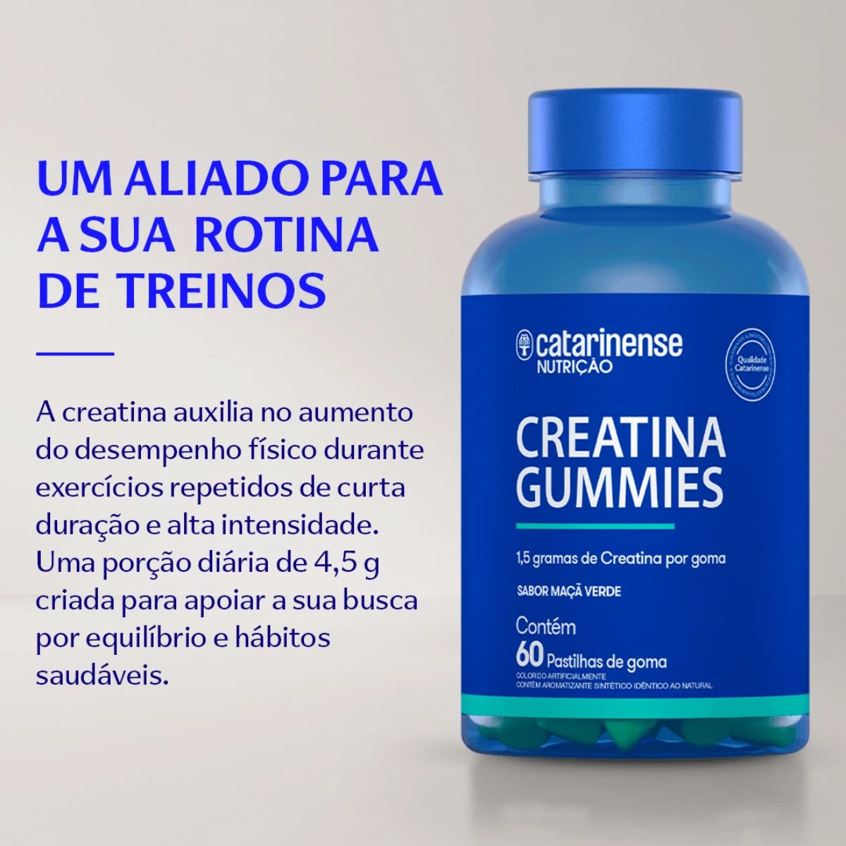 CREATINA GUMMIES CATARINENSE 60GOMAS - CATARINENSE — imagem 3 | Farmácia Resyla