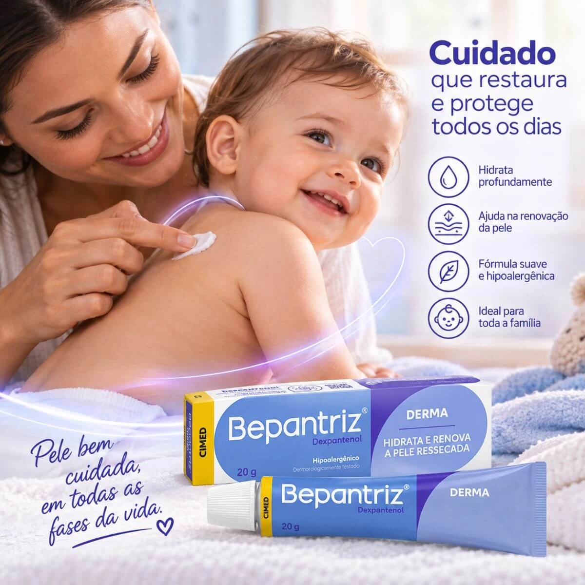 BEPANTRIZ DERMA CREME BG 20G - CIMED — imagem 2 | Farmácia Resyla