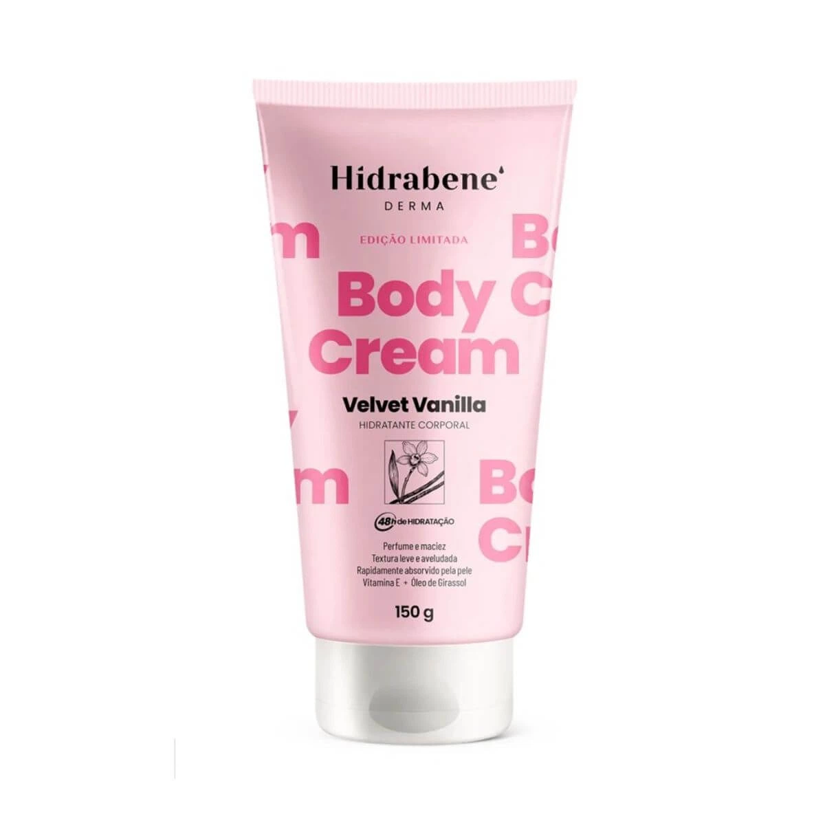 HIDRATANTE HIDRABENE BODY CREAM VELVET VANILLA 150G — Hidrabene | Farmácia Resyla