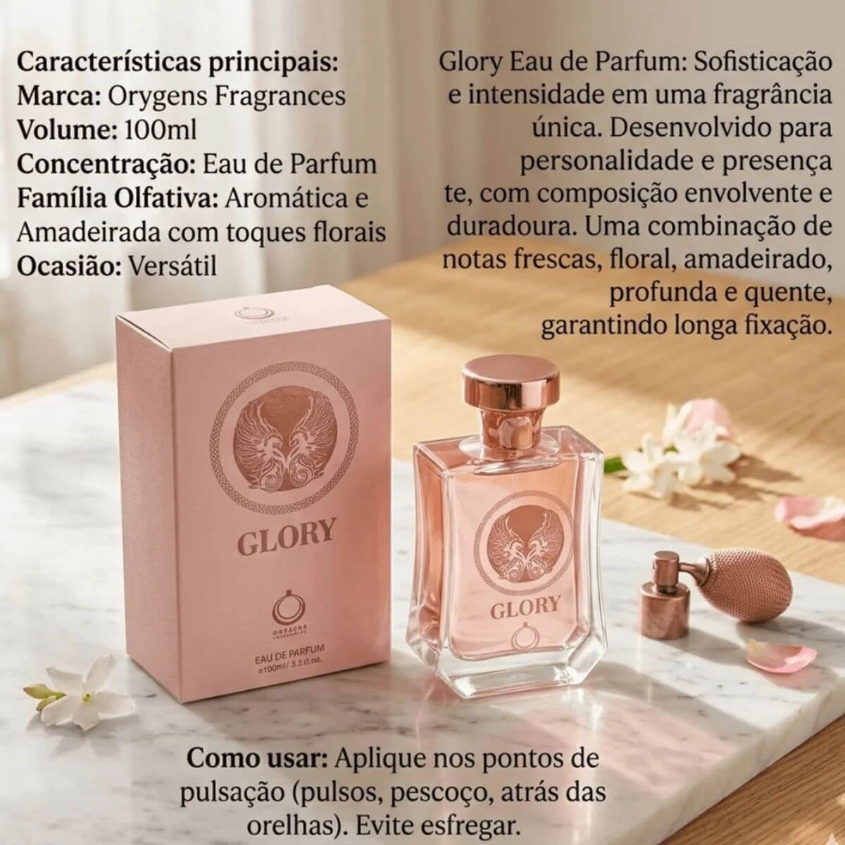 PERFUME ORYGENS GLORY 100ML — imagem 2 | Farmácia Resyla