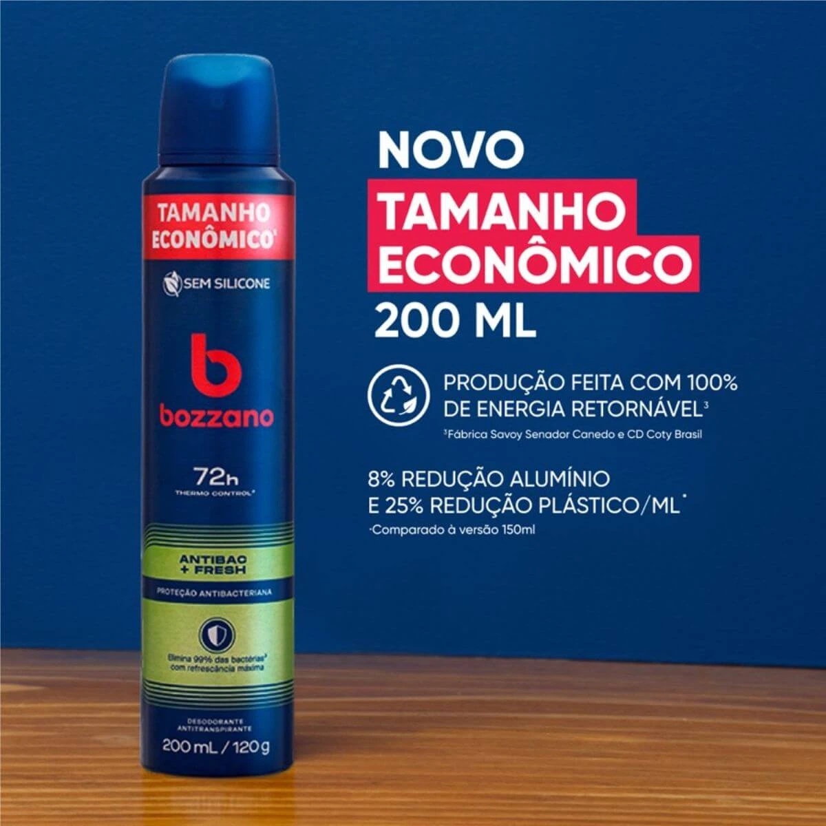 DESODORANTE AERO BOZZANO FRESH 200ML — imagem 3 | Farmácia Resyla