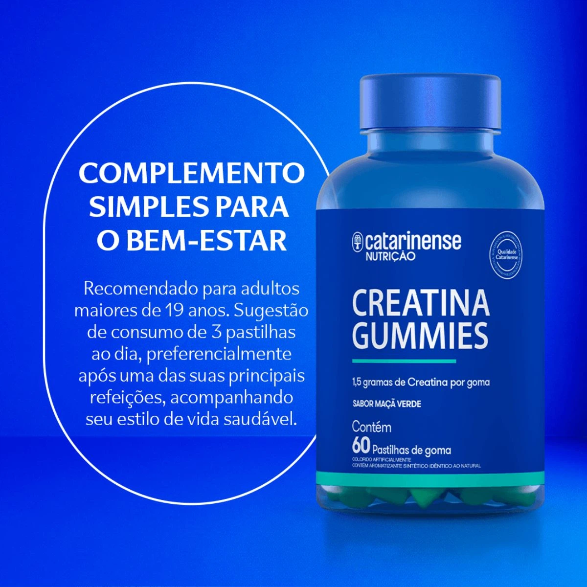 CREATINA GUMMIES CATARINENSE 60GOMAS - CATARINENSE — imagem 4 | Farmácia Resyla