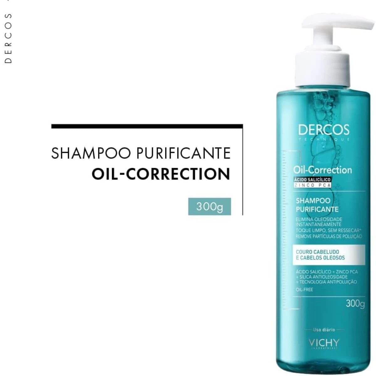 SHAMPOO VICHY DERCOS OIL-CORRECTION 300G — imagem 3 | Farmácia Resyla