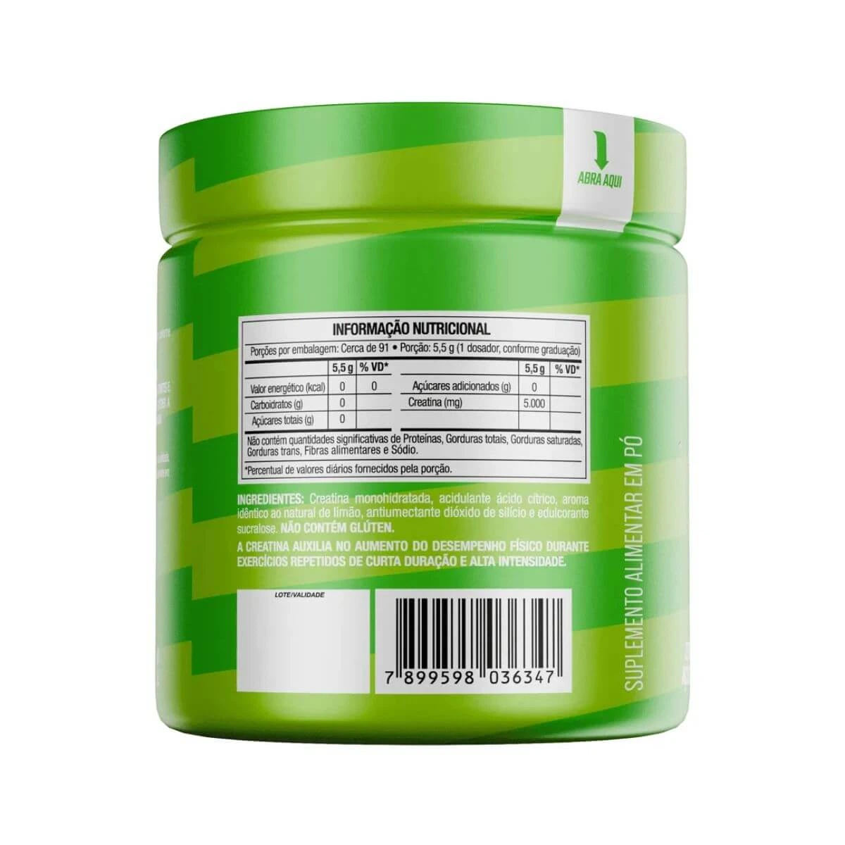 CREATINA DELICIOUS FTW LIMAO 500G — imagem 3 | Farmácia Resyla