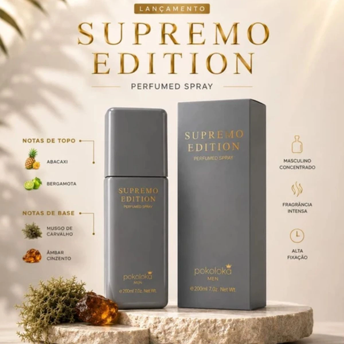 PERFUME POKOLOKA SUPREMO EDITION SPRAY 200ML — imagem 3 | Farmácia Resyla