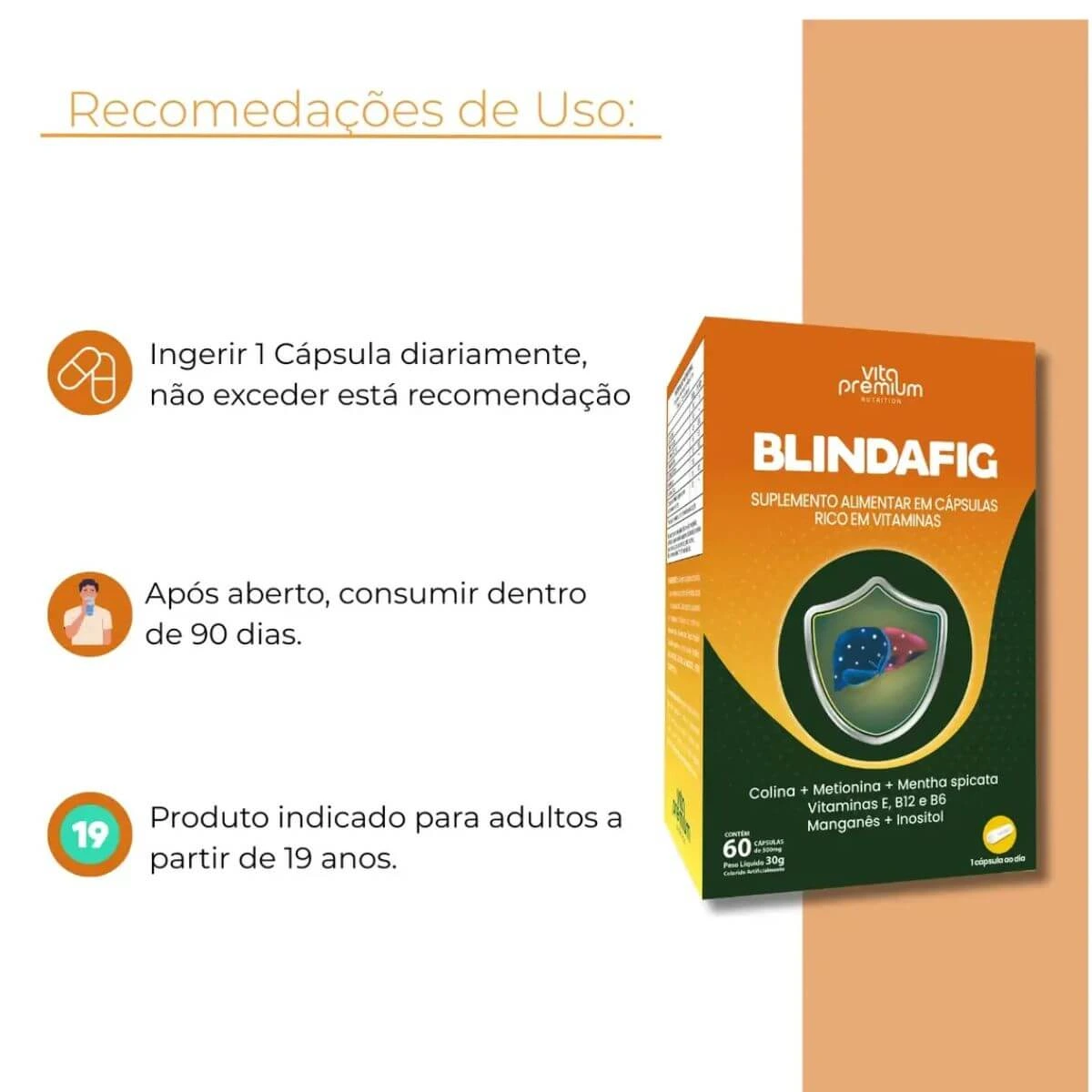 BLINDAFIG 60CAPS - VITA PREMIUM — imagem 3 | Farmácia Resyla