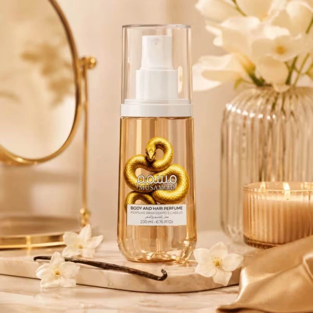 PERFUME AFEER SPRAY CABELO E CORPO MUSAMAM WHITE — imagem 3 | Farmácia Resyla