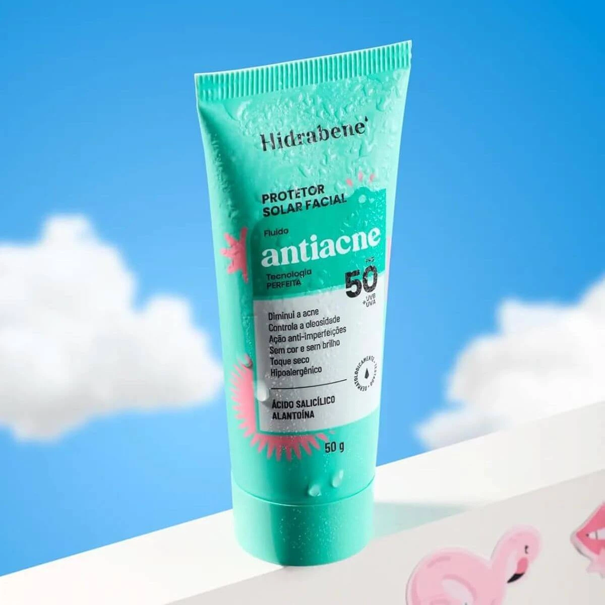 PROTETOR SOLAR HIDRABENE FPS50 ANTIACNE 50G — imagem 4 | Farmácia Resyla