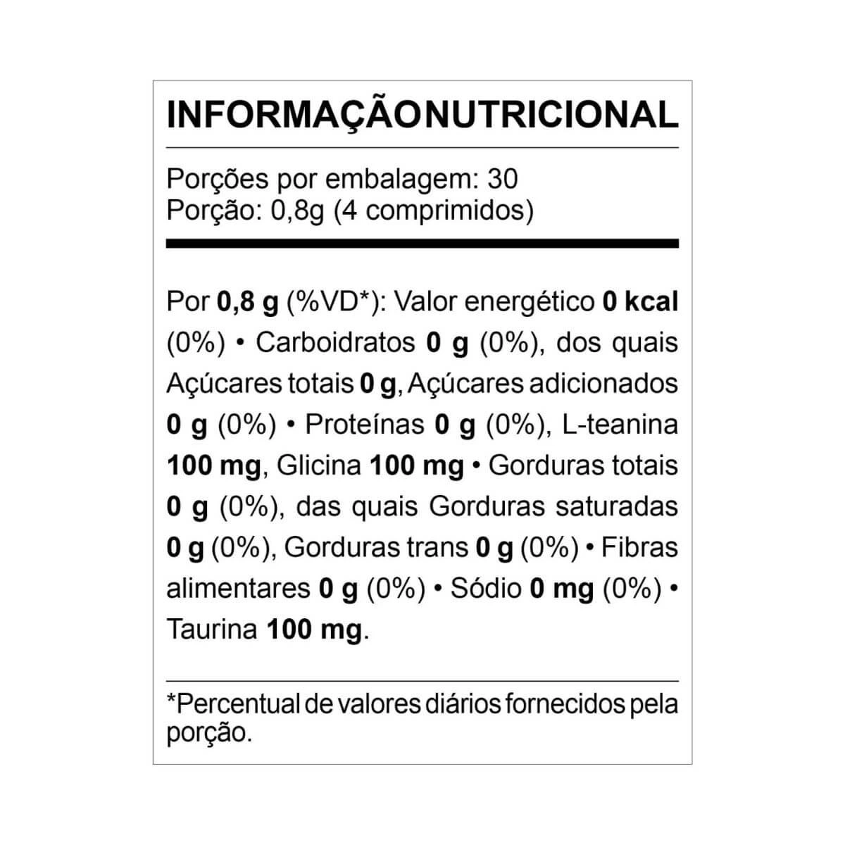 CALM THEANINE SUPLEMENTO ALIMENTAR ESSENTIAL 120CP — imagem 3 | Farmácia Resyla