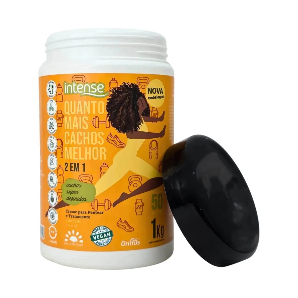 MÁSCARA GRIFFUS INTENSE +CACHO MELHOR 1KG — imagem 2 | Farmácia Resyla