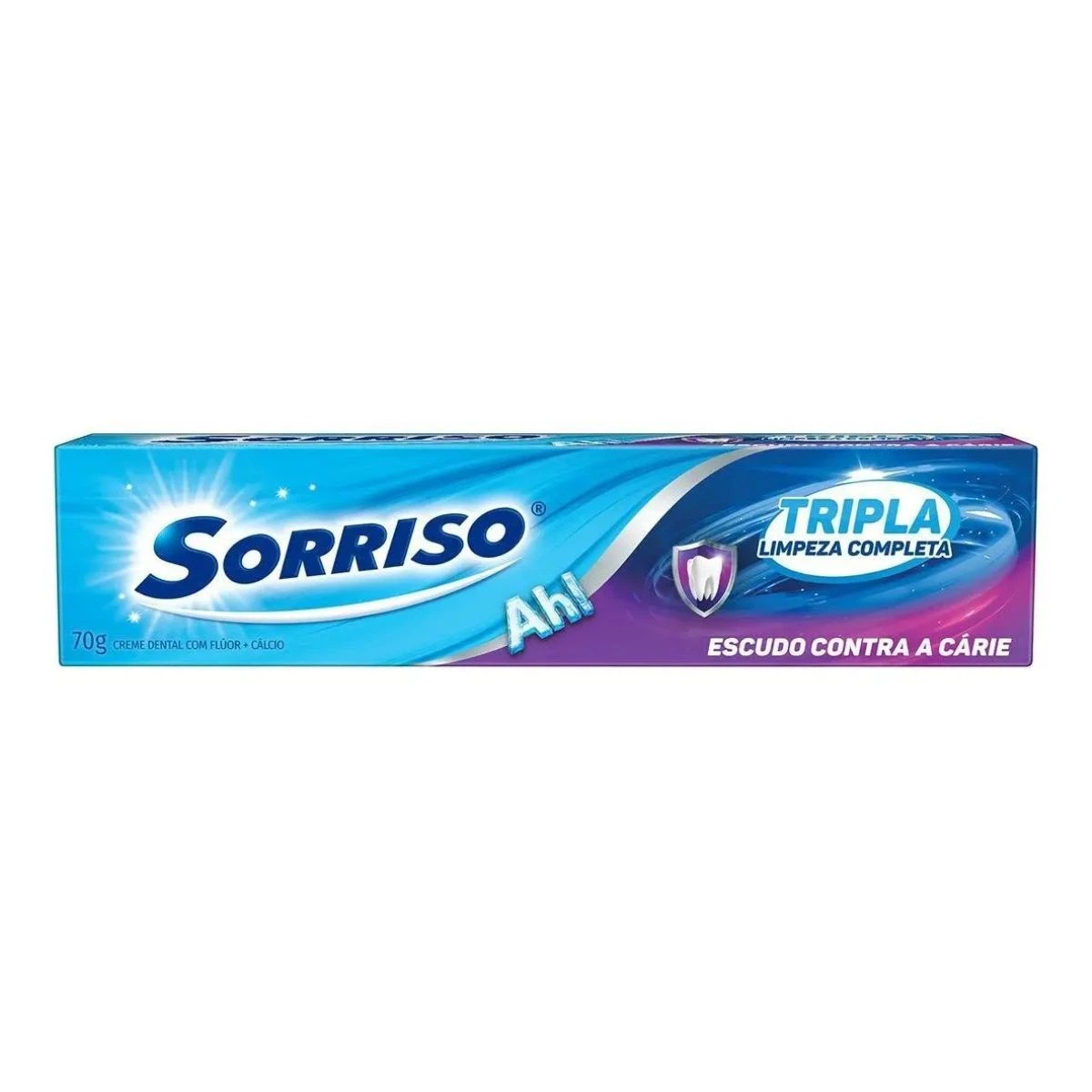 CREME DENTAL SORRISO TRIPLA LIMPEZA COMPLETA 70G — Sorriso | Farmácia Resyla