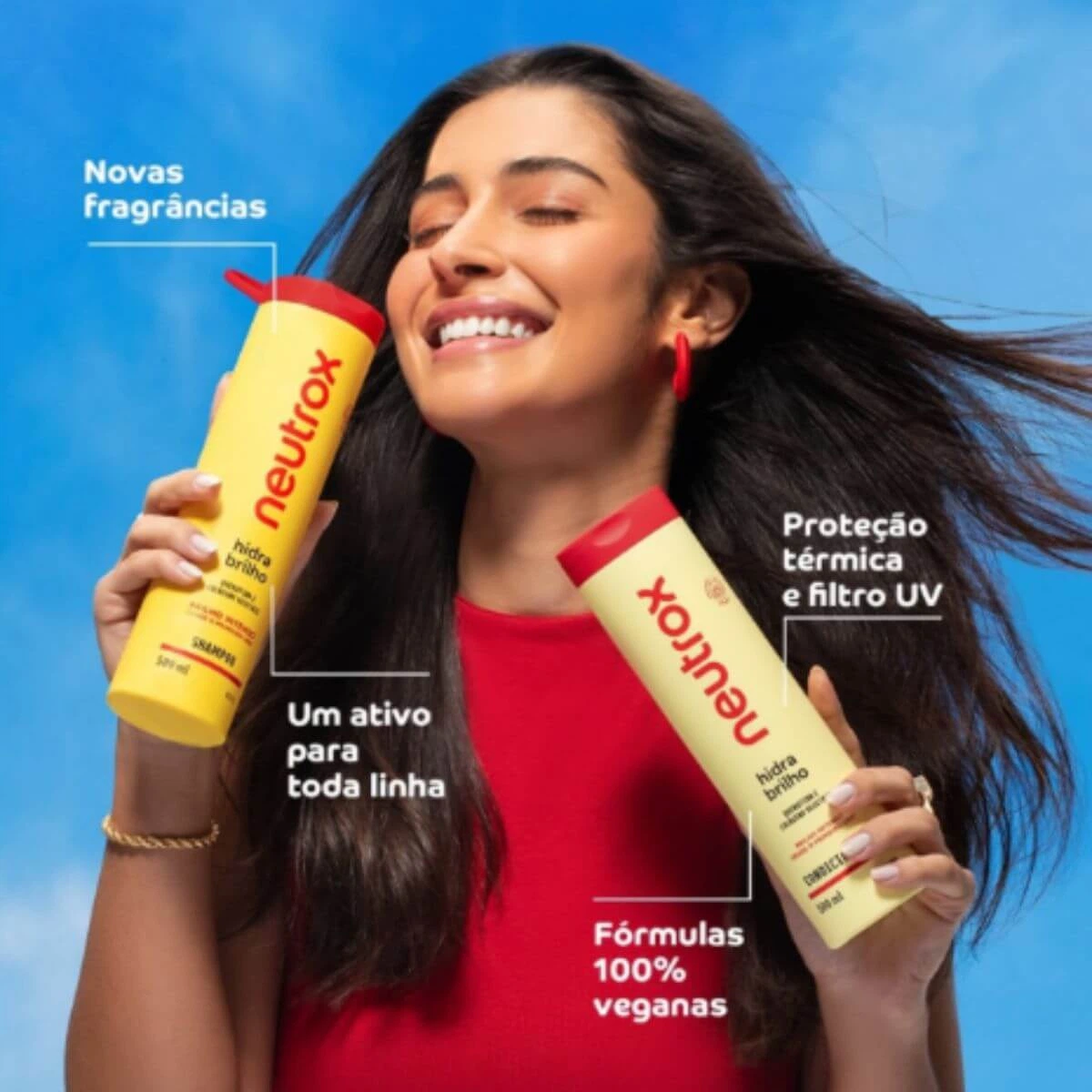 KIT NEUTROX SHAMPOO 300ML+ CONDICIONADOR HIDRA BRILHO 200ML — imagem 2 | Farmácia Resyla