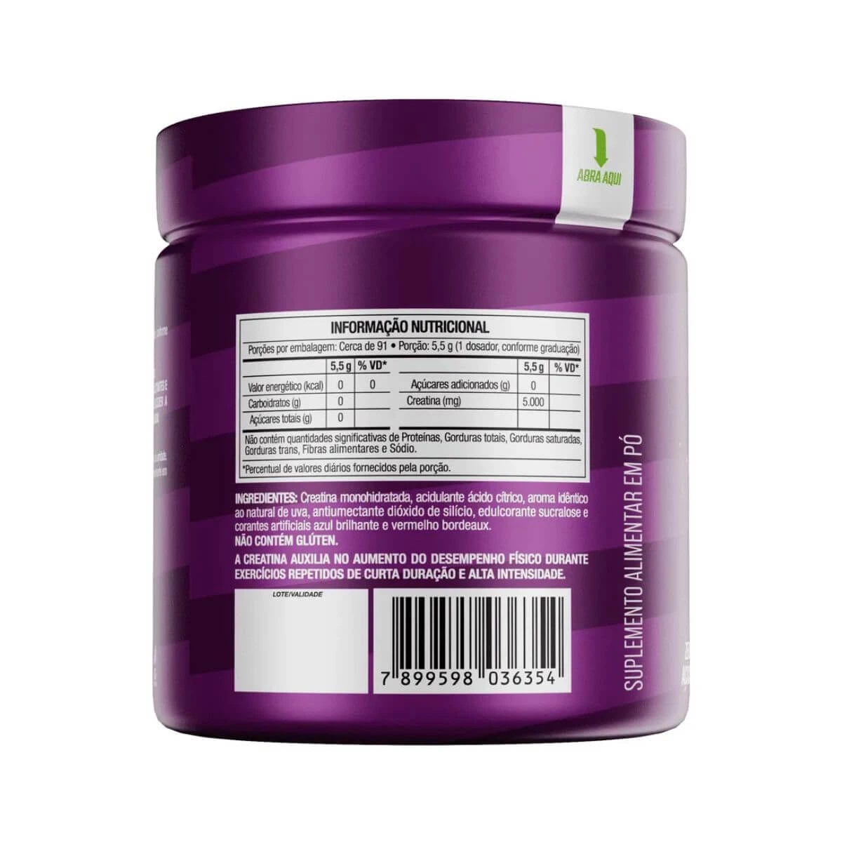 CREATINA DELICIOUS FTW UVA 500G — imagem 3 | Farmácia Resyla