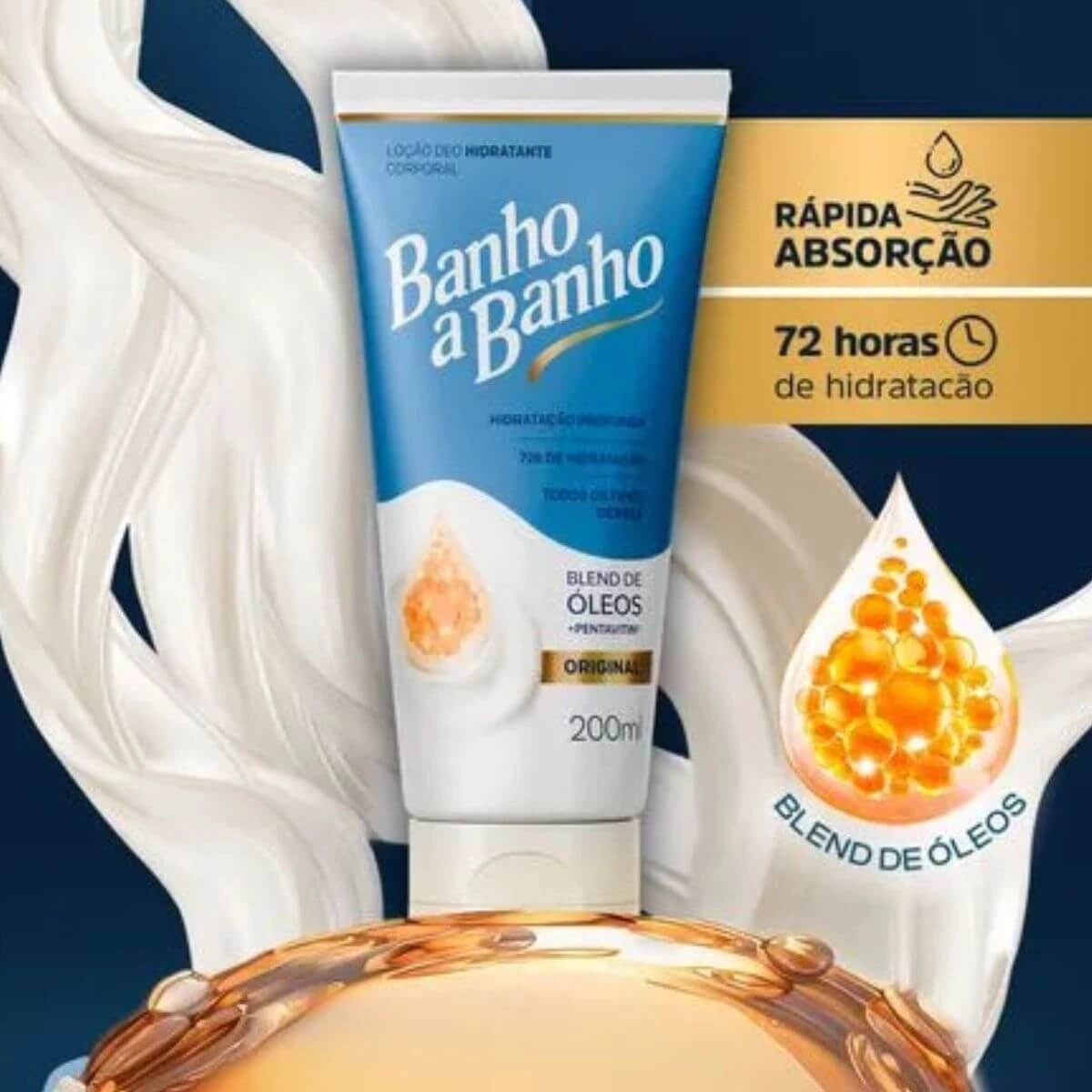 LOÇÃO HIDRATANTE BANHO A BANHO ORIGINAL 200ML — imagem 2 | Farmácia Resyla