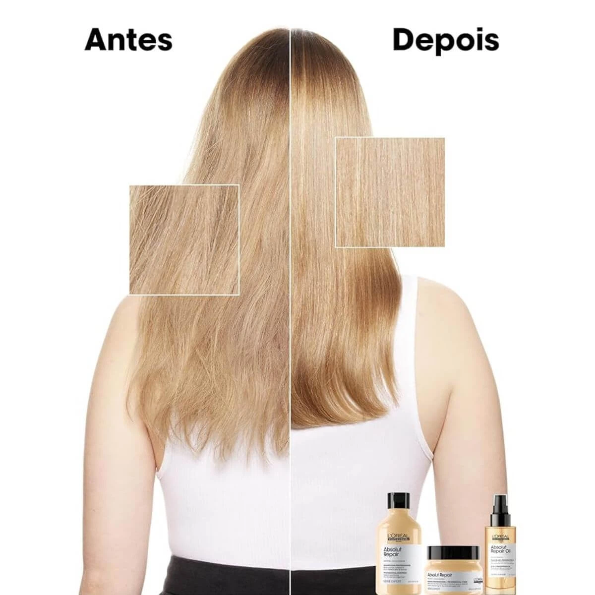 REFIL SHAMPOO LOREAL PROFISSIONAL ABSOLUT REPAIR 240ML — imagem 4 | Farmácia Resyla