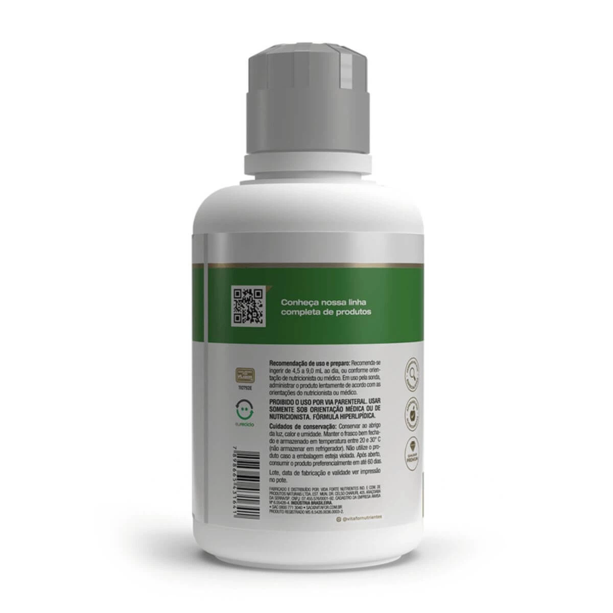 MCT VITAFOR MÓDULO DE LIPÍDIOS PARA NUTRIÇÃO ENTERAL E ORAL 500ML — imagem 2 | Farmácia Resyla