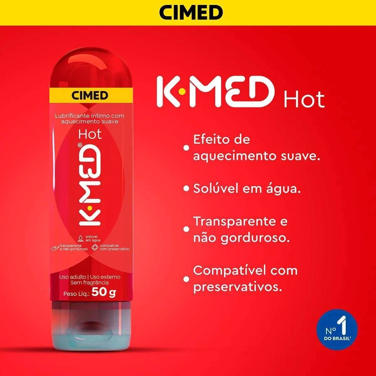 K-MED HOT 50G - CIMED — imagem 2 | Farmácia Resyla