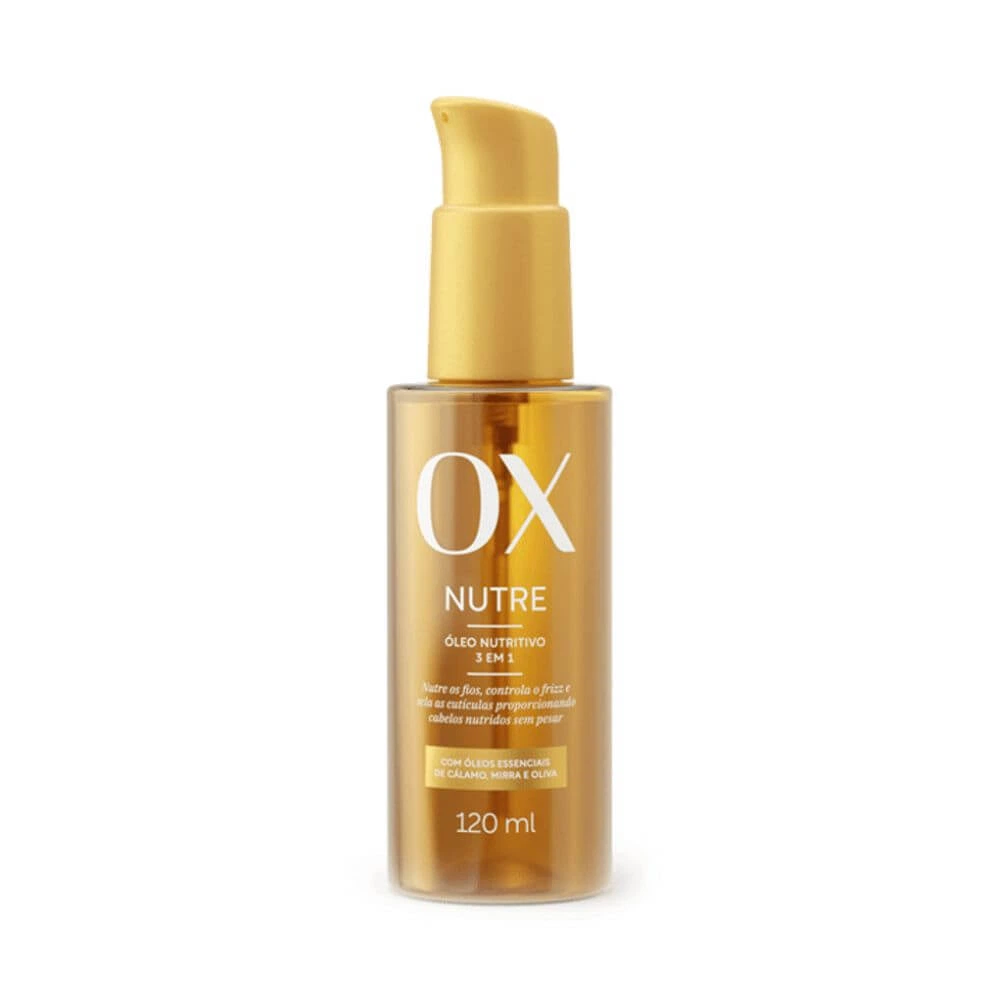 ÓLEO CAPILAR OX NUTRE 120ML — OX | Farmácia Resyla