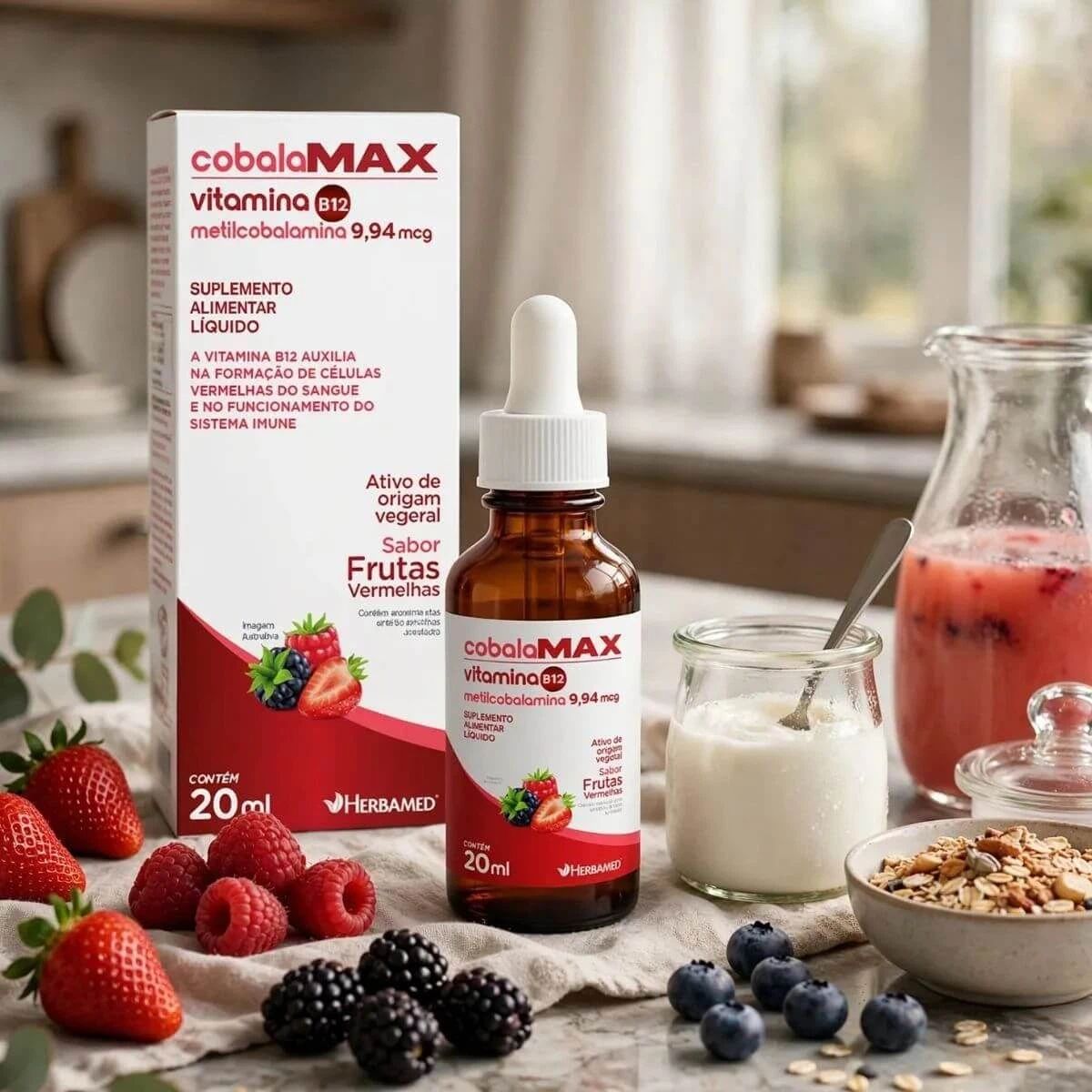 COBALAMAX 9,94MCG 20ML - HERBAMED — imagem 2 | Farmácia Resyla