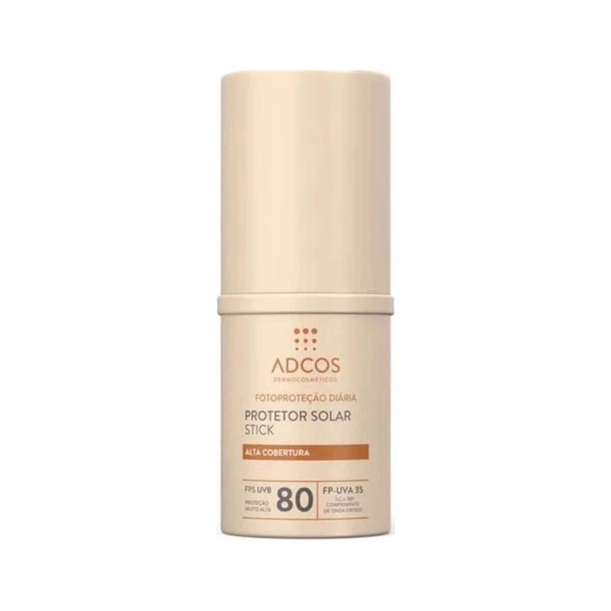 PROTETOR SOLAR ADCOS STICK FPS80 NUDE 17G — ADCOS | Farmácia Resyla