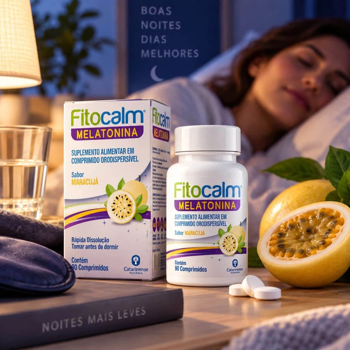 FITOCALM MELATONINA MARACUJA 90CP ODT - CATARINENSE — imagem 2 | Farmácia Resyla