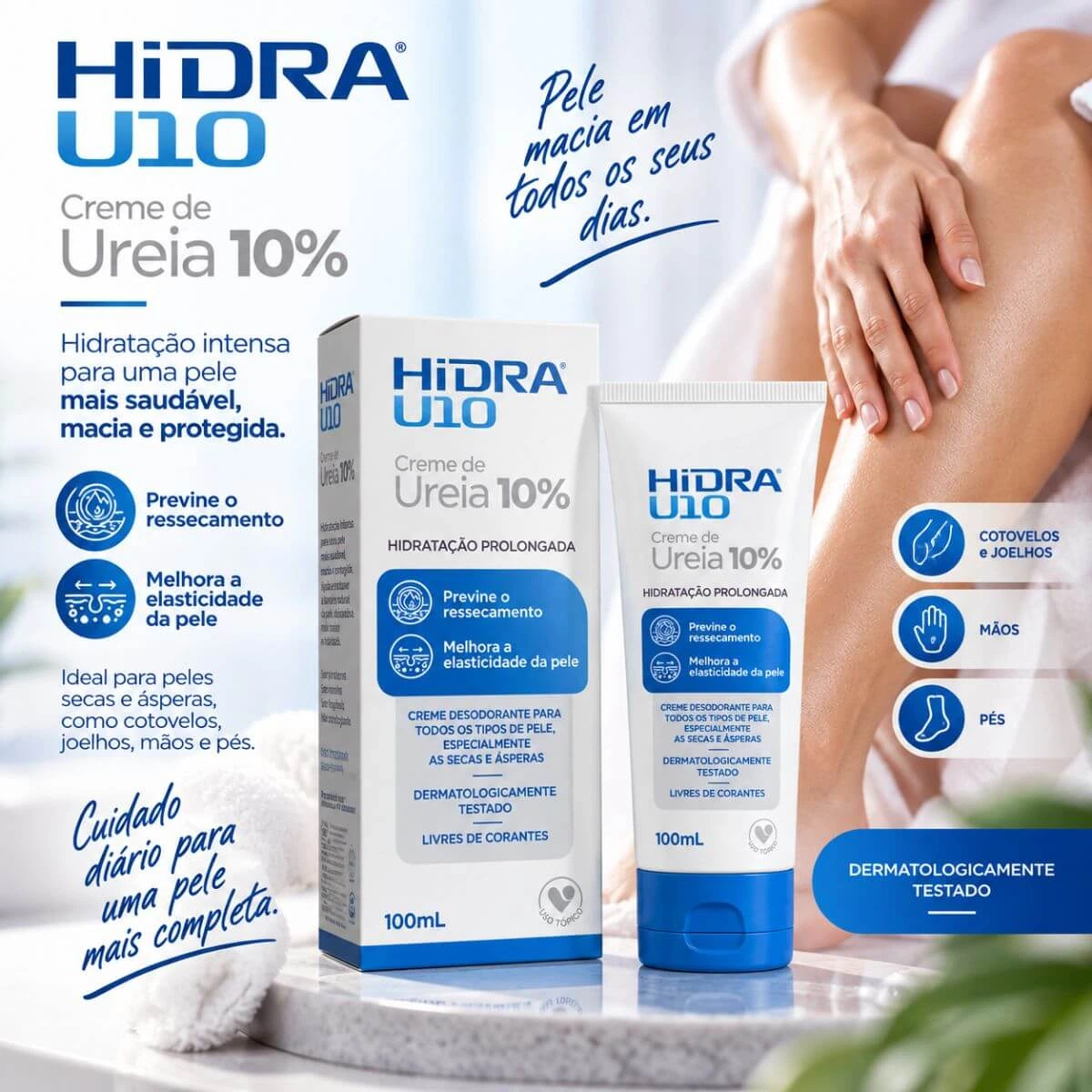 HIDRA U10 CREME 100ML - VITAMEDIC — imagem 3 | Farmácia Resyla