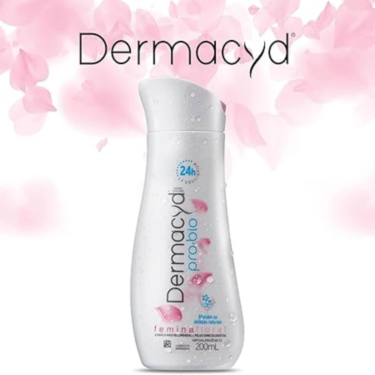 SABONETE ÍNTIMO DERMACYD FEMINA FLORAL 200ML — imagem 3 | Farmácia Resyla