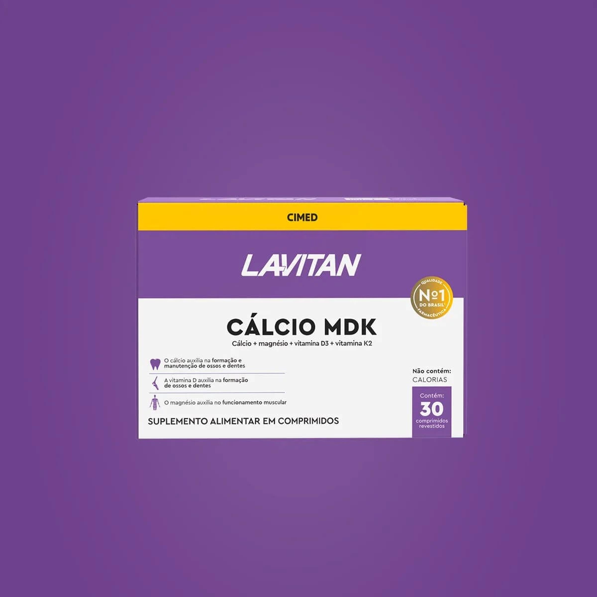 LAVITAN CALCIO MDK 30CP - CIMED — imagem 2 | Farmácia Resyla