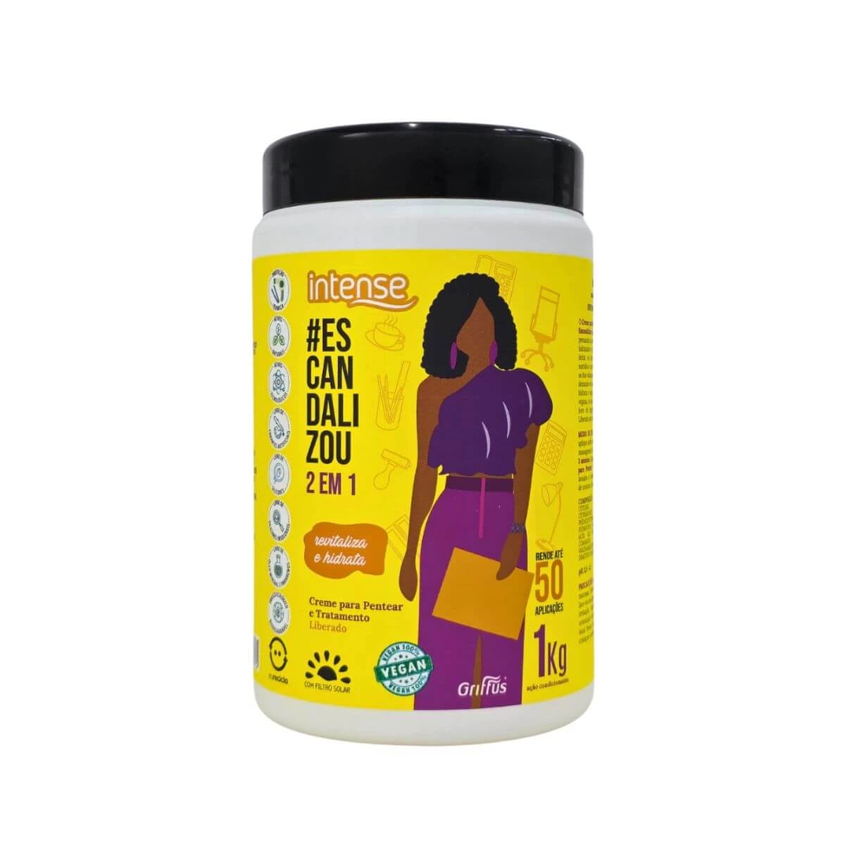 MÁSCARA GRIFFUS INTENSE ESCANDALIZOU 1KG — Griffus | Farmácia Resyla